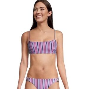 Roxy Women's Island In The Sun Bralette Swimsuit Bikini Top New with tag